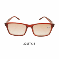 Lugemisprillid plastik toonitud T2049 C.5 punane